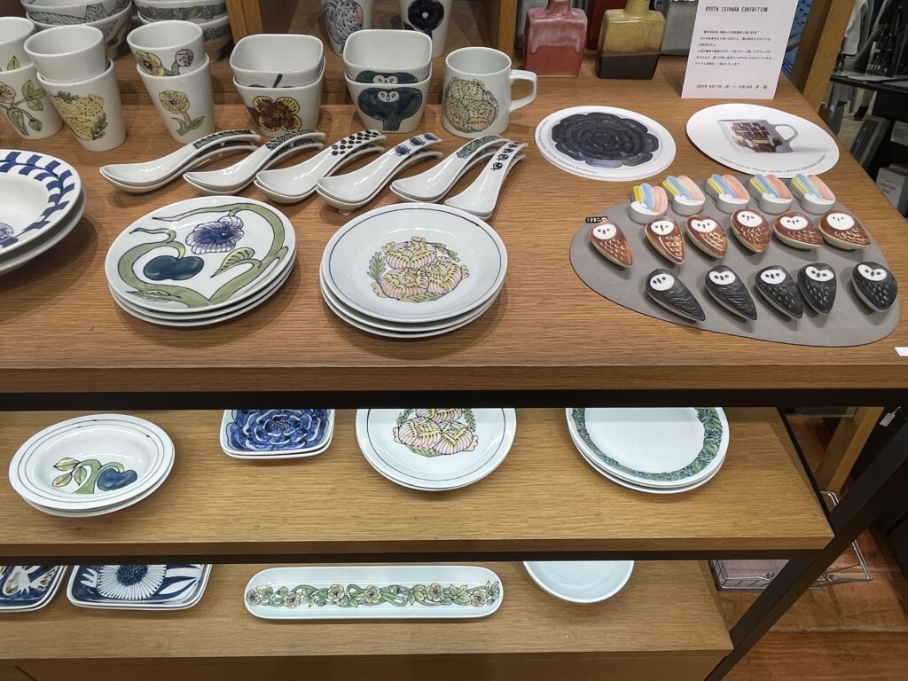 pebble ceramic design studio 石原亮太　個展　＋S　プラスエス　スパイラルマーケット　Spiral Market　二子玉川　ドッグウッドプラザ　LEE100人隊　TB　はな　2024年9月　おでかけ　おでかけ部