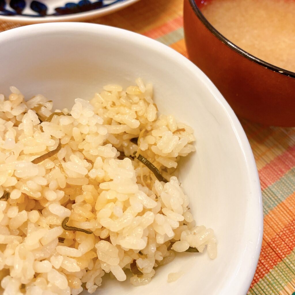 無印良品「ほたて貝柱と昆布のごはん」