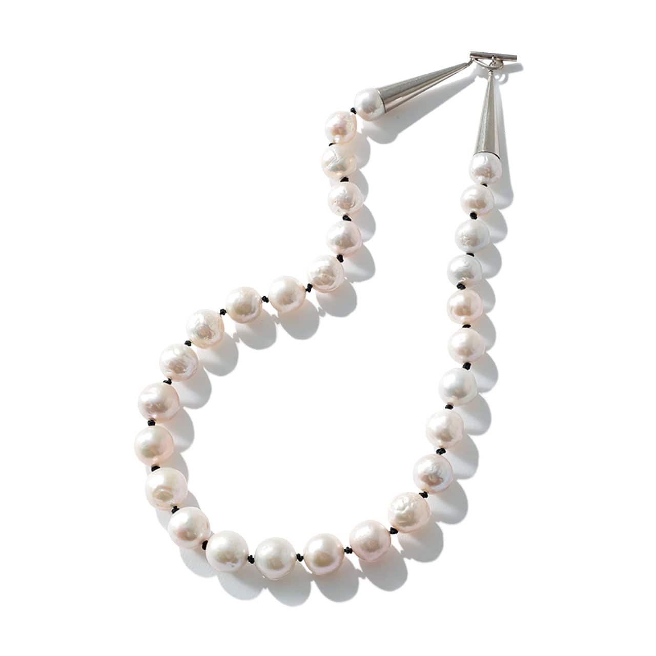 YLÈVE （イレーヴ）【五明祐子さんセレクト】BAROQUE PEARL NECKLACE KNOT 37㎝