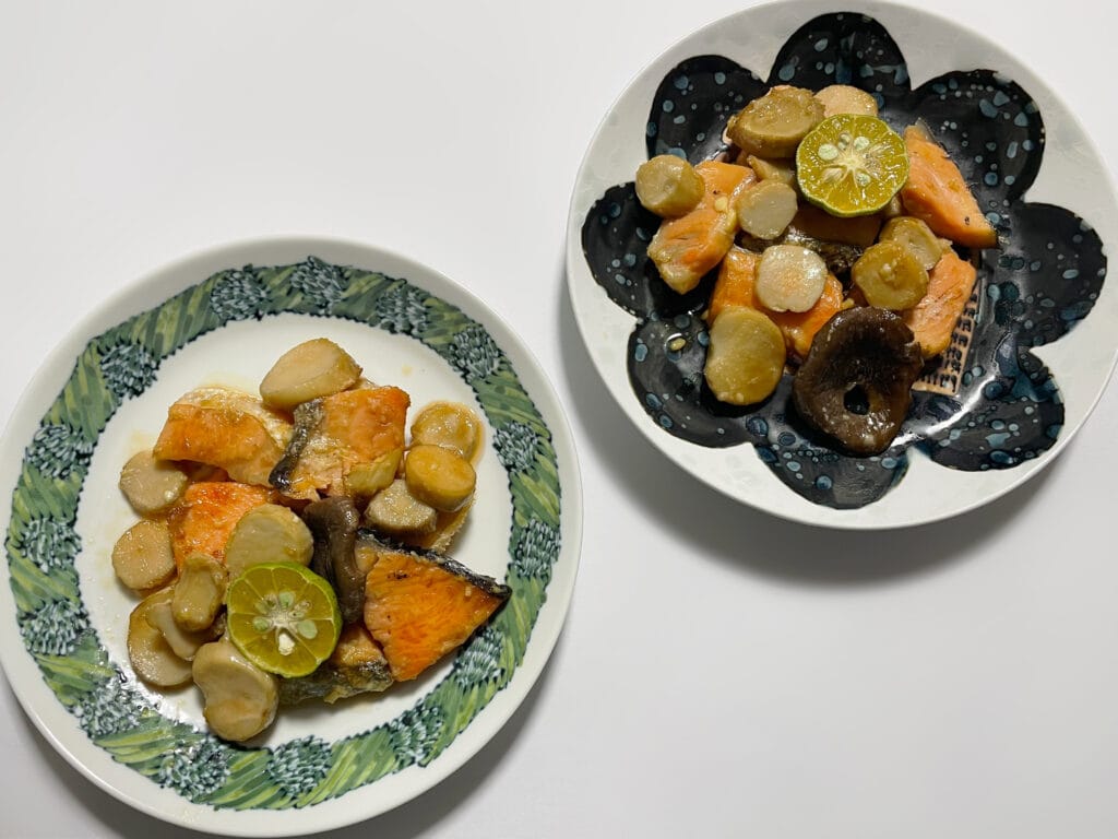 サケのバタポン炒め　本多理恵子　料理がしんどい日のレシピ　作ってみましたおいしいLEEレシピ　おいしいLEEレシピ　LEEレシピ　2024年10月　LEE100人隊　TB　はな　料理部