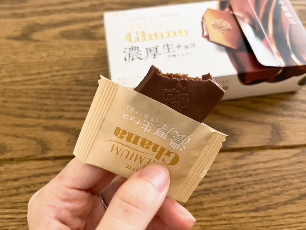 プレミアムガーナ　濃厚生チョコレート＜芳醇ミルク＞」 実食