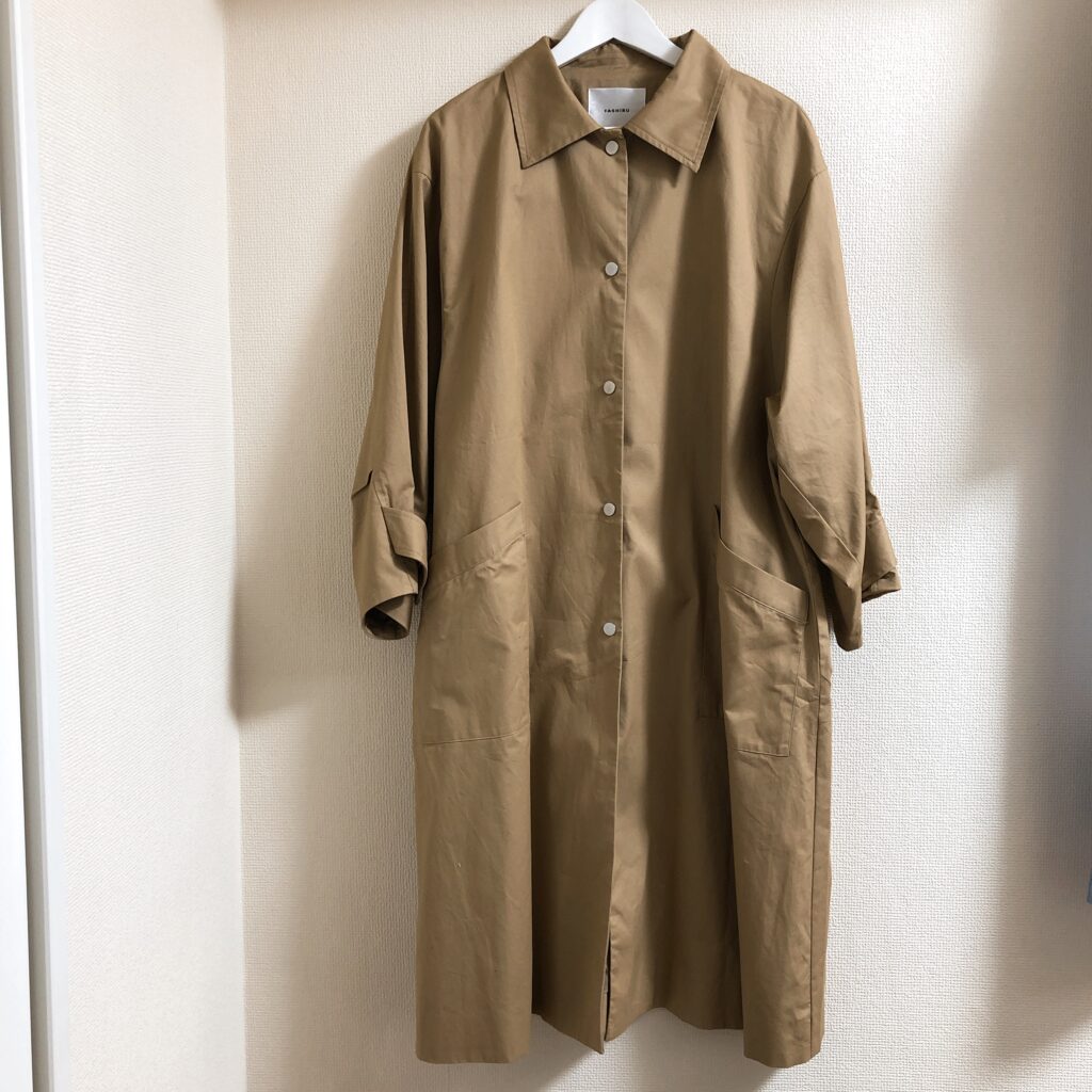 FASHIRU ファシル　ステンカラーコート　ミドル　soutien collar coat -middle-