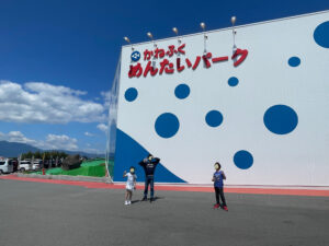 かねふく　めんたいパーク　びわ湖　工場見学　明太子　たらこ　子連れ旅　子連れ旅行　LEE100人隊　TB　はな　おでかけ　おでかけ部　滋賀県　夏休み　2024年8月　お盆休み　帰省