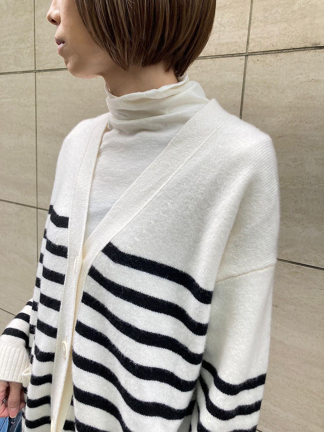 12closet
【洗える】コットンカシミヤタートルカットソー
￥8,580　スキントップス　レイヤードスタイル