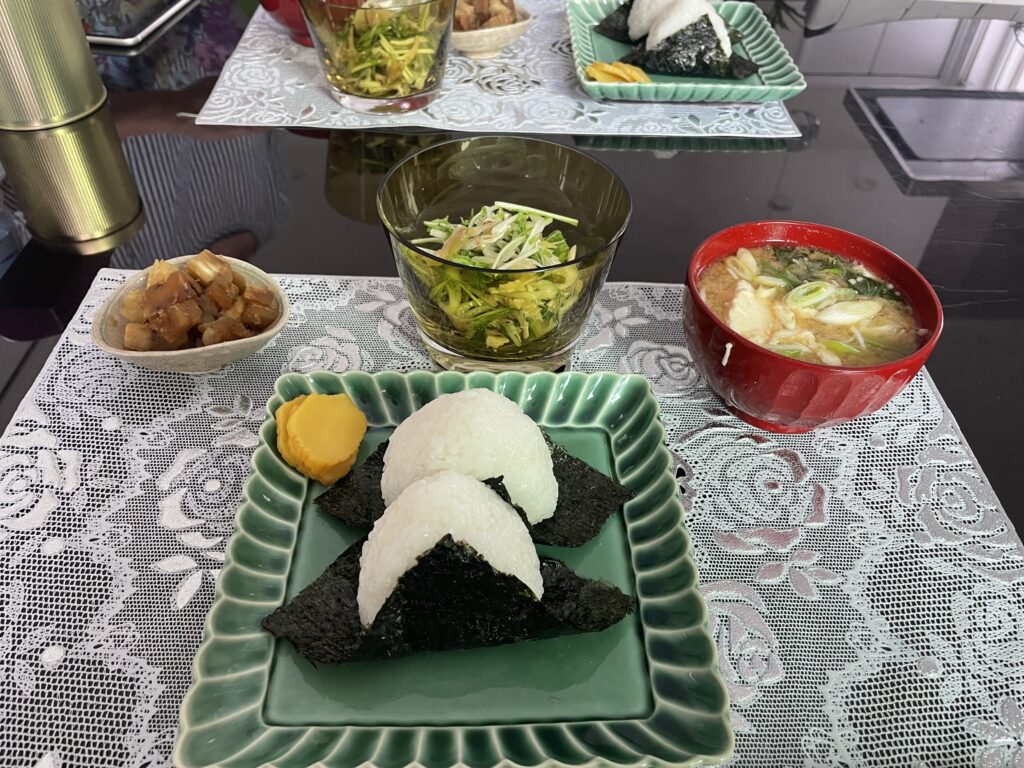 おにぎりランチ　ママ友ランチ1