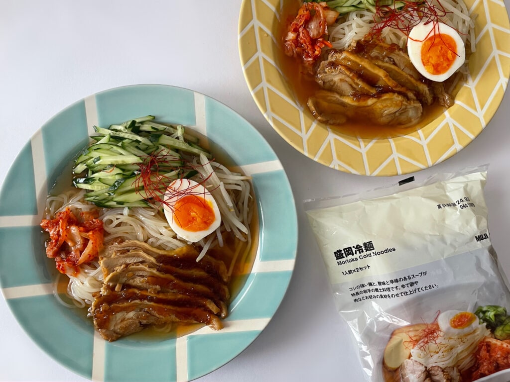 無印良品　盛岡冷麺　栗原はるみ　もやしのナムル　作ってみましたおいしいLEEレシピ　おいしいLEEレシピ　LEEレシピ　LEE100人隊　TB　はな　料理部