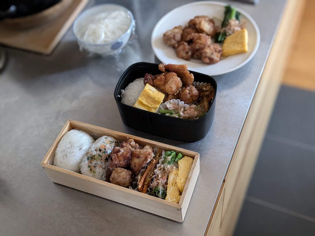 写真、お弁当