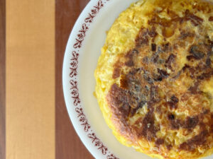 【LEEレシピ】坂田阿希子さんレシピ「スペイン風オムレツ」作りました 001icoco