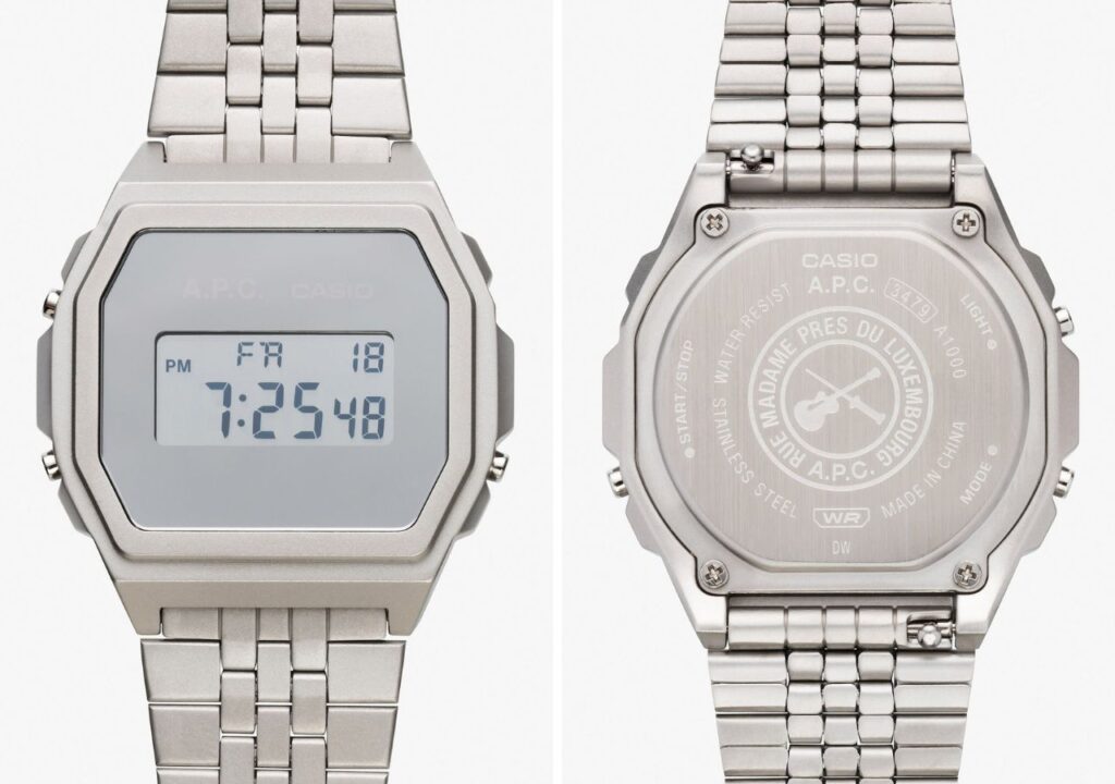 A.P.C.（アー・ペー・セー）　CASIO（カシオ） 腕時計　シルバー