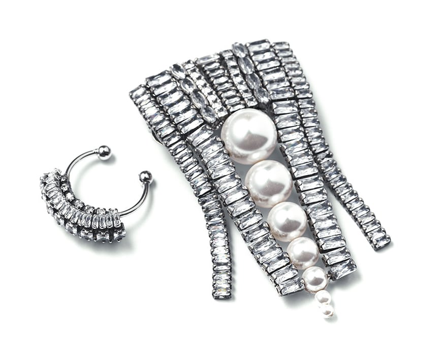 ブローチ￥20900・リング￥14300／ピモンテ（ラダ）