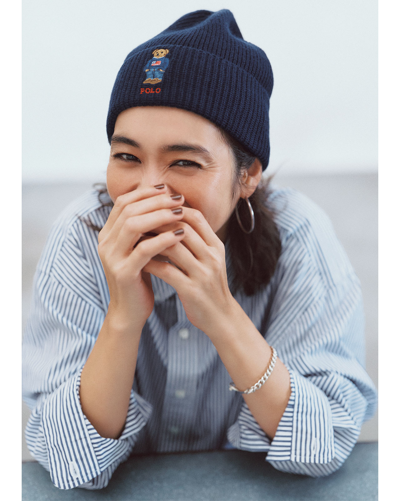 POLO RALPH LAUREN（ポロ ラルフ ローレン）SOLID FLAG BEAR BEANIE