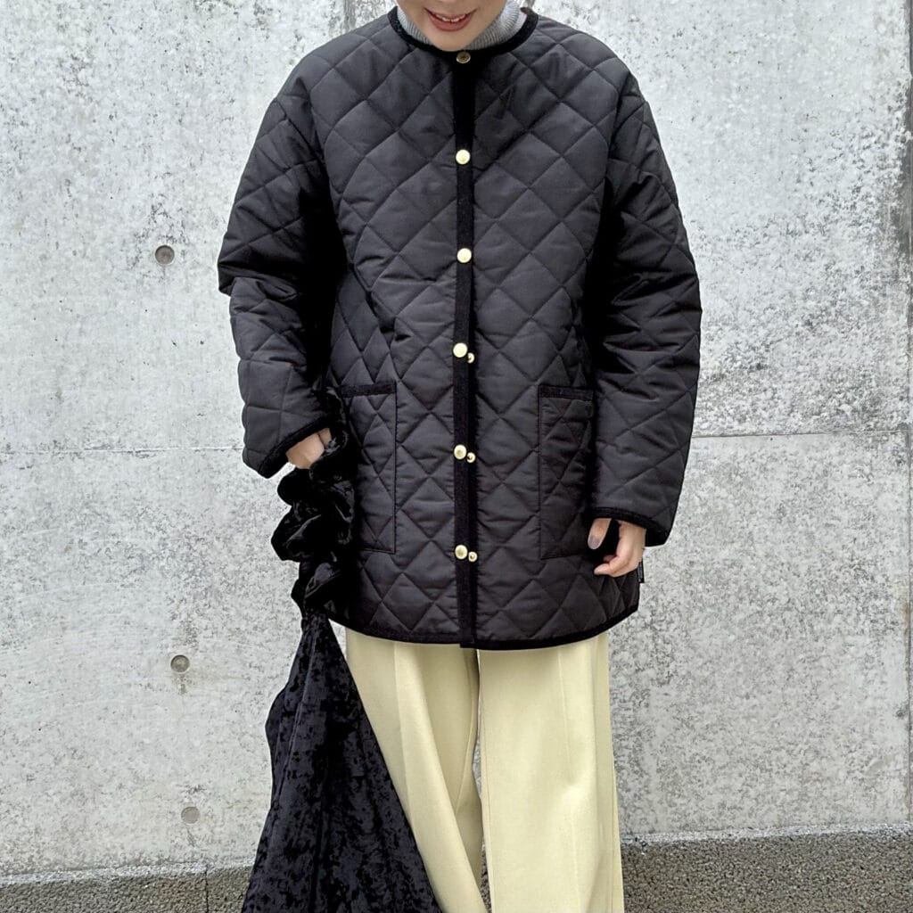 【green label relaxing別注】＜Traditional Weatherwear＞ARKLEY Aライン キルティング ミドル コート