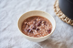 榎本美沙さん　おいしい小豆粥