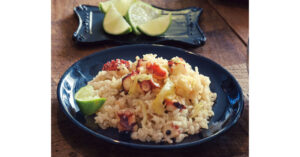 タコとセロリのエスニック炊き込みごはんレシピ／長谷川あかり