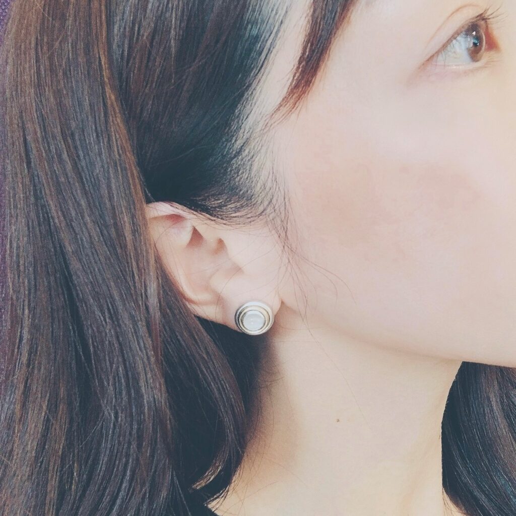 ピアス　ホワイトトパーズ　アクセサリー