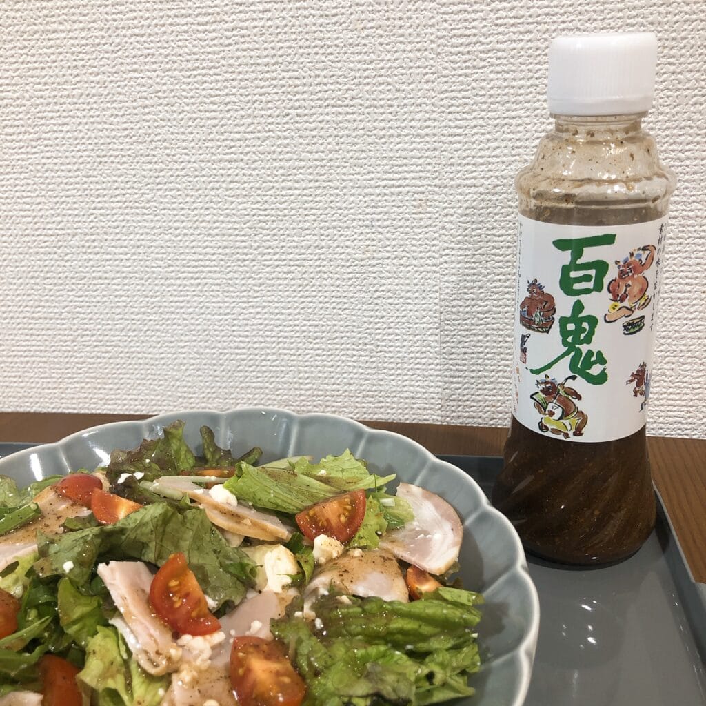 六花亭　百鬼ドレッシング　サラダ