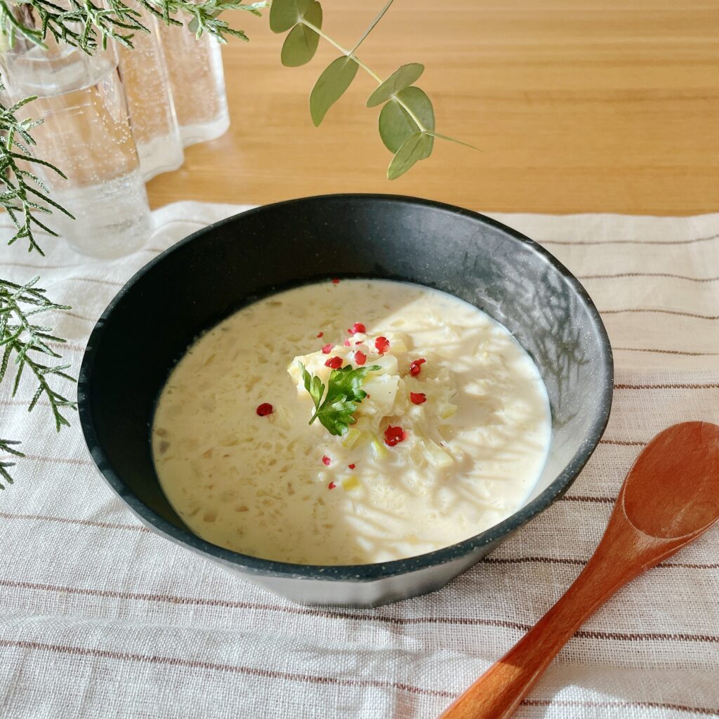 スープ　野菜　カリフラワー