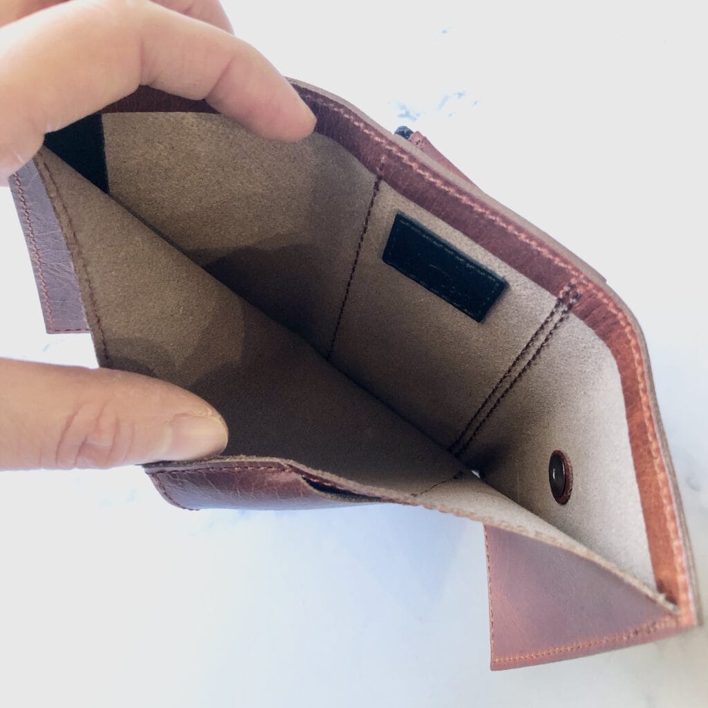 MINIMALIGHT PLAY WALLET LEATHER RAKUDA brown プレイウォレット　レザー　ラクダ　ブラウン　ミニマライト　財布　アウトドア　ミニマル