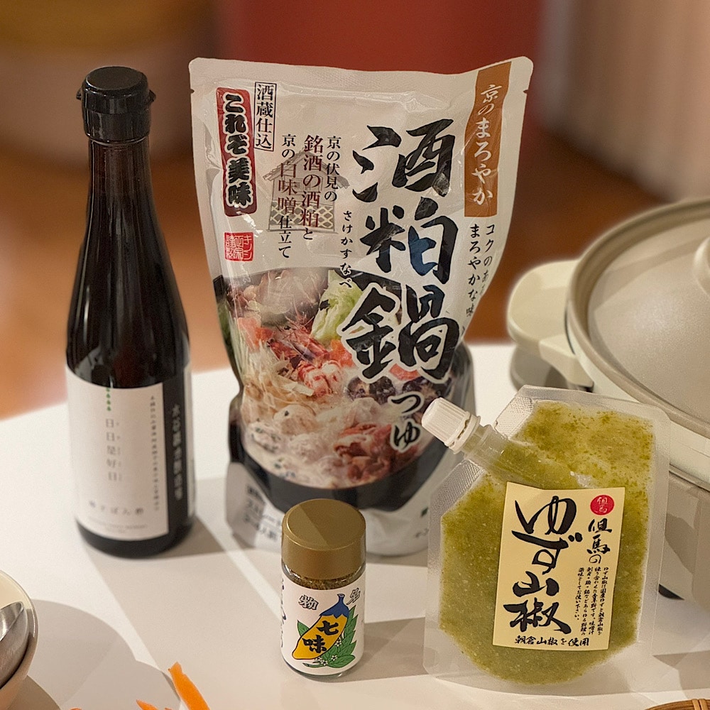 キンシ正宗の「京のまろやか酒粕鍋つゆ」