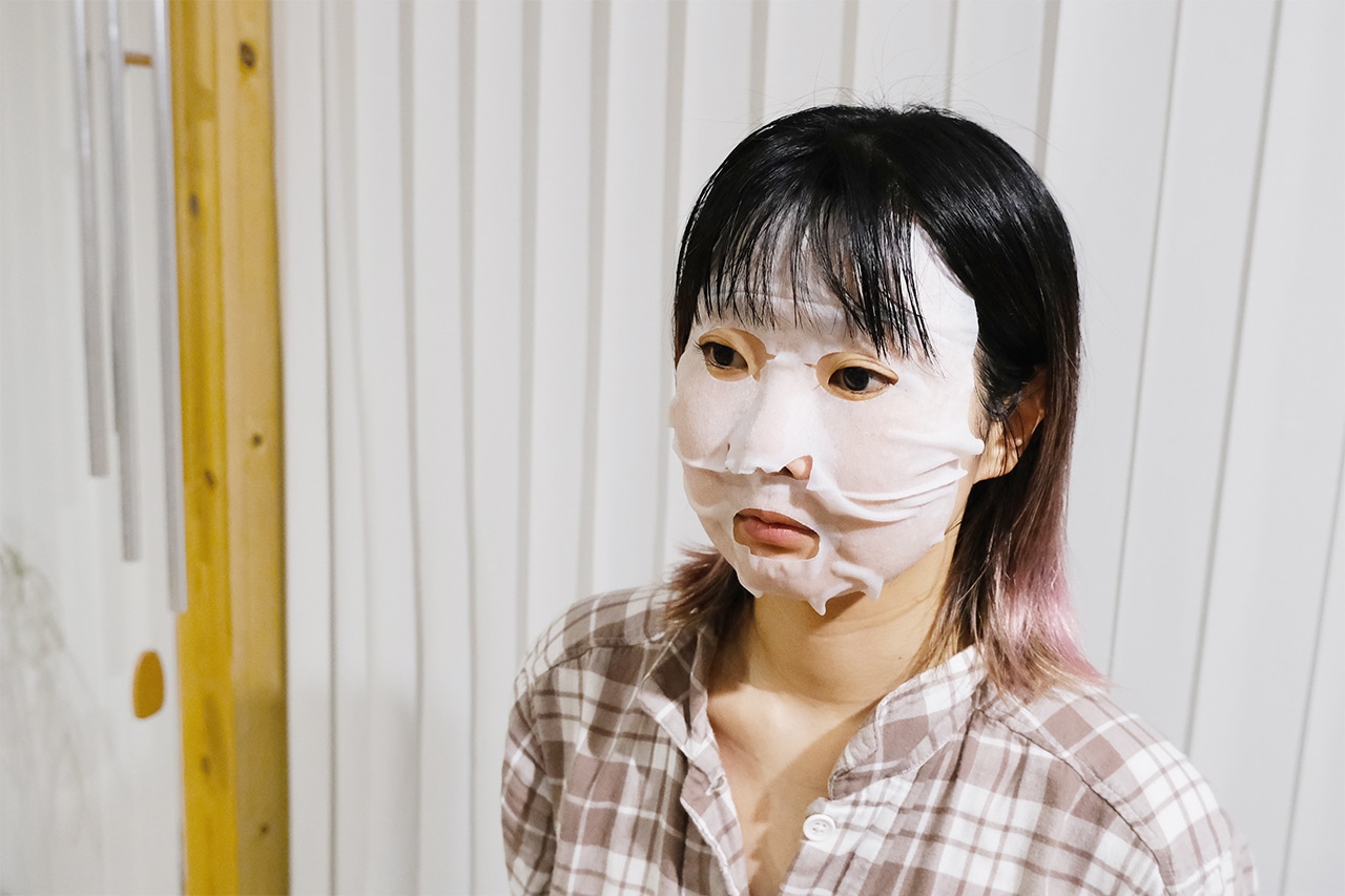 C10トリートメントシートマスク　使用シーン