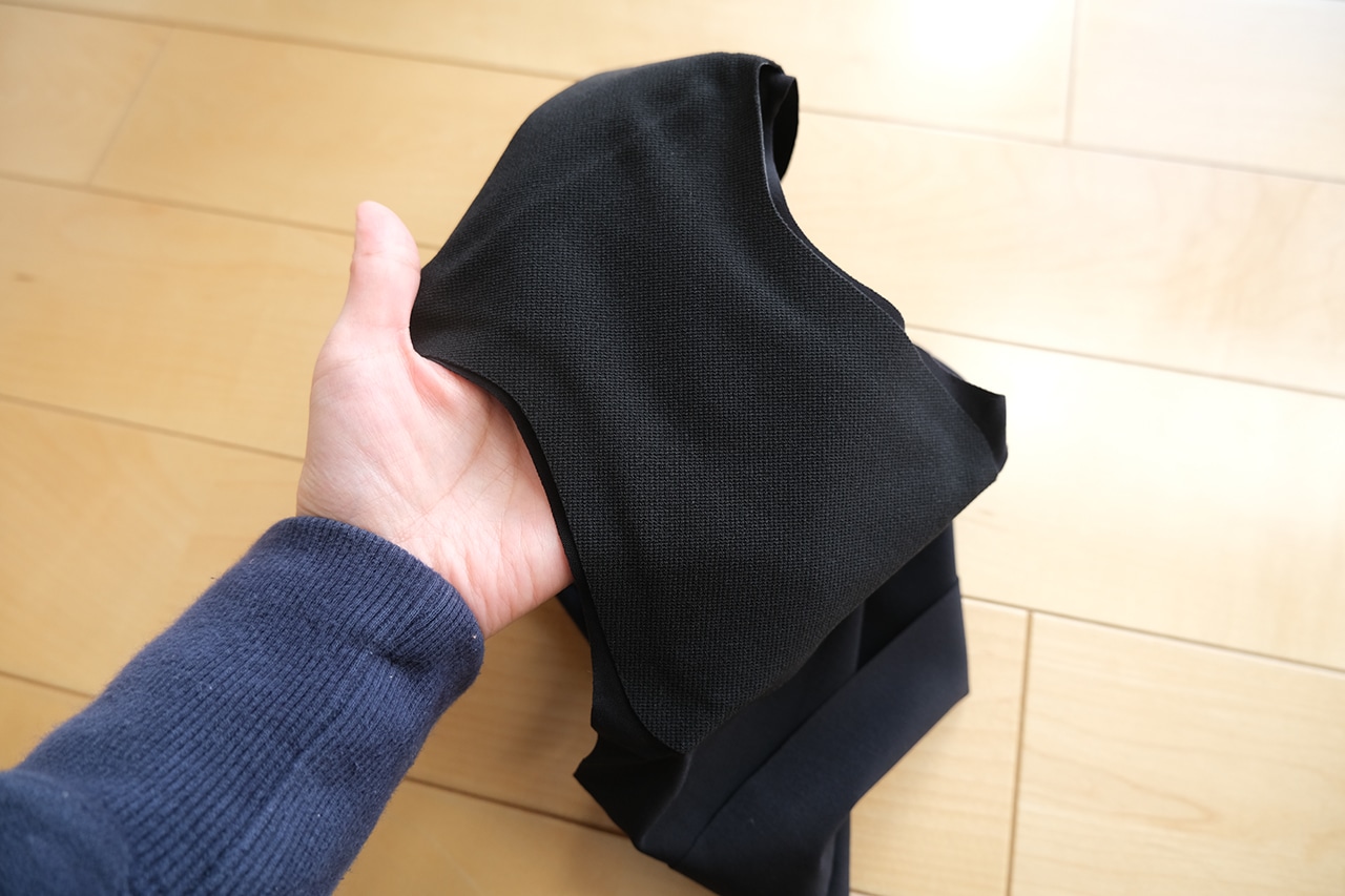 ひびきにくい吸水サニタリーショーツ　クロッチ部分