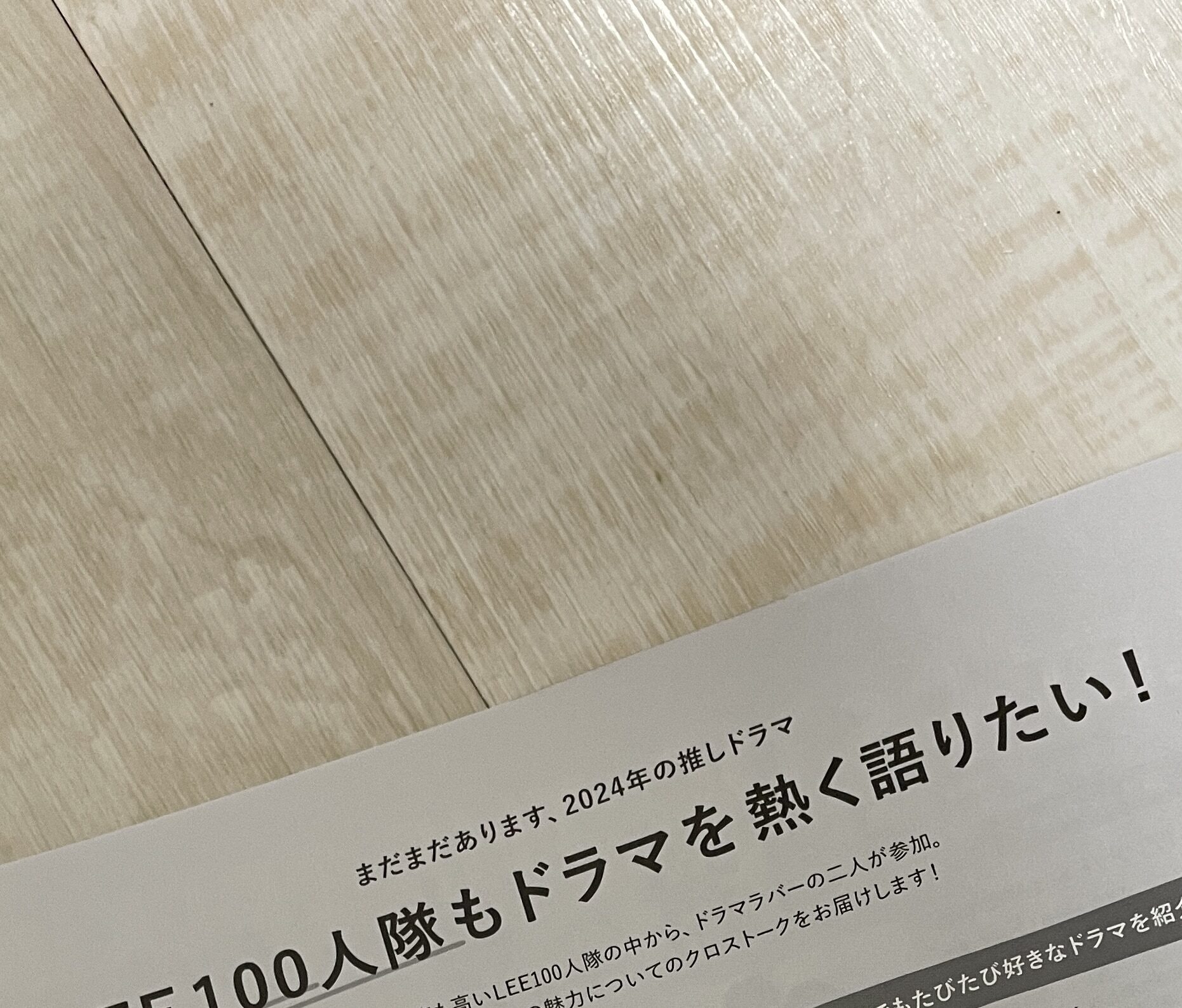 LEE1・2月号推しドラマのページ
