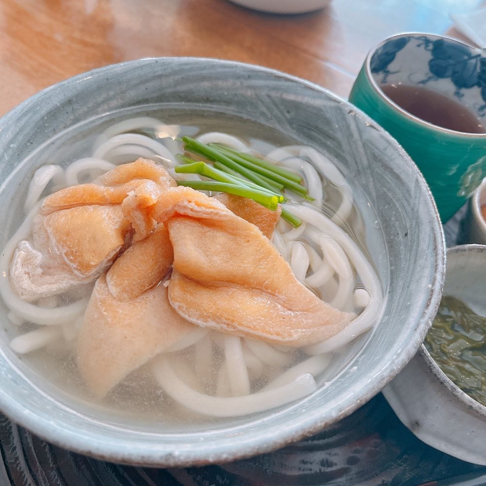 うどん　昼食　