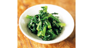 「春菊のナムル」レシピ／コウケンテツさん