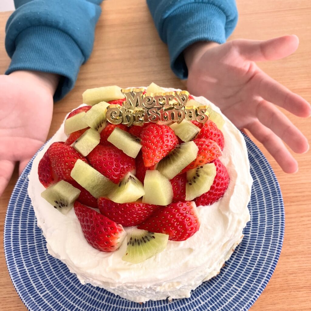 クリスマスケーキ　ショートケーキ　手作りケーキ