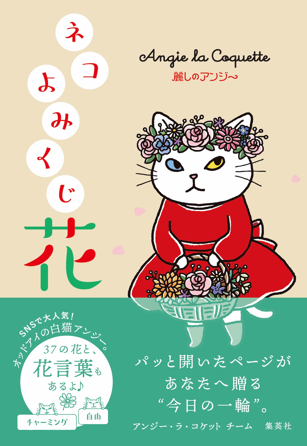 麗しのアンジー ネコよみくじ 花 書影帯付き