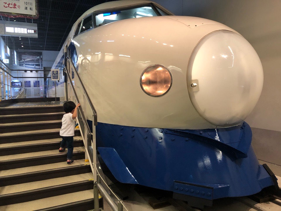 大宮の鉄道博物館の展示物の0系