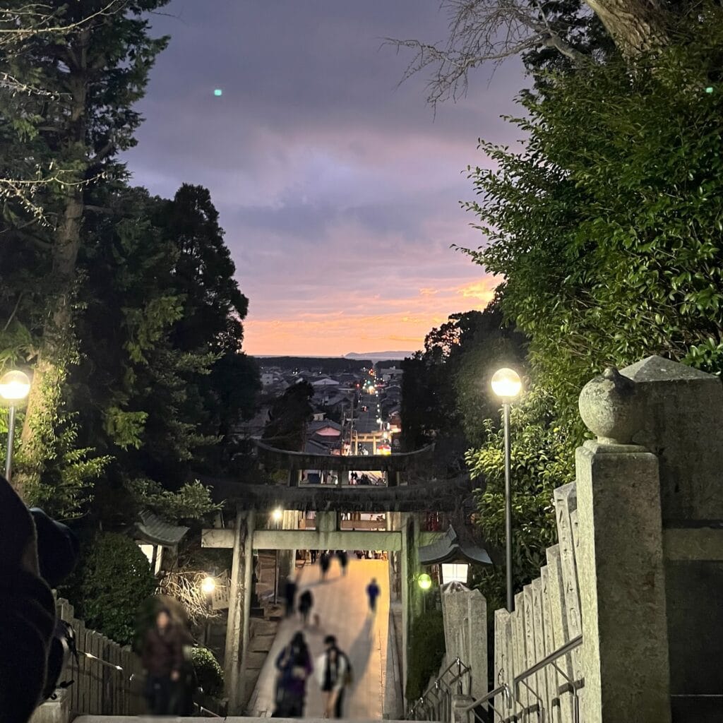 神社　宮地嶽神社　参道