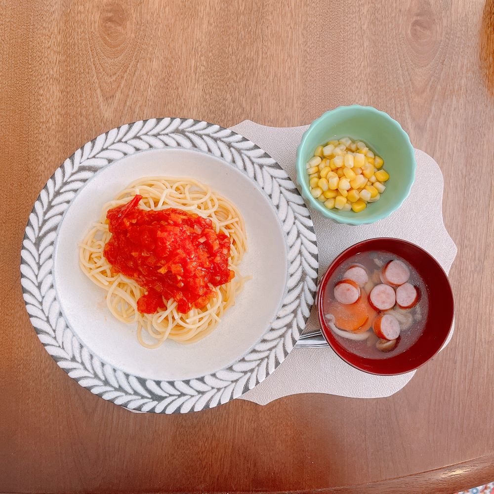 ランチ スパゲッティ 献立