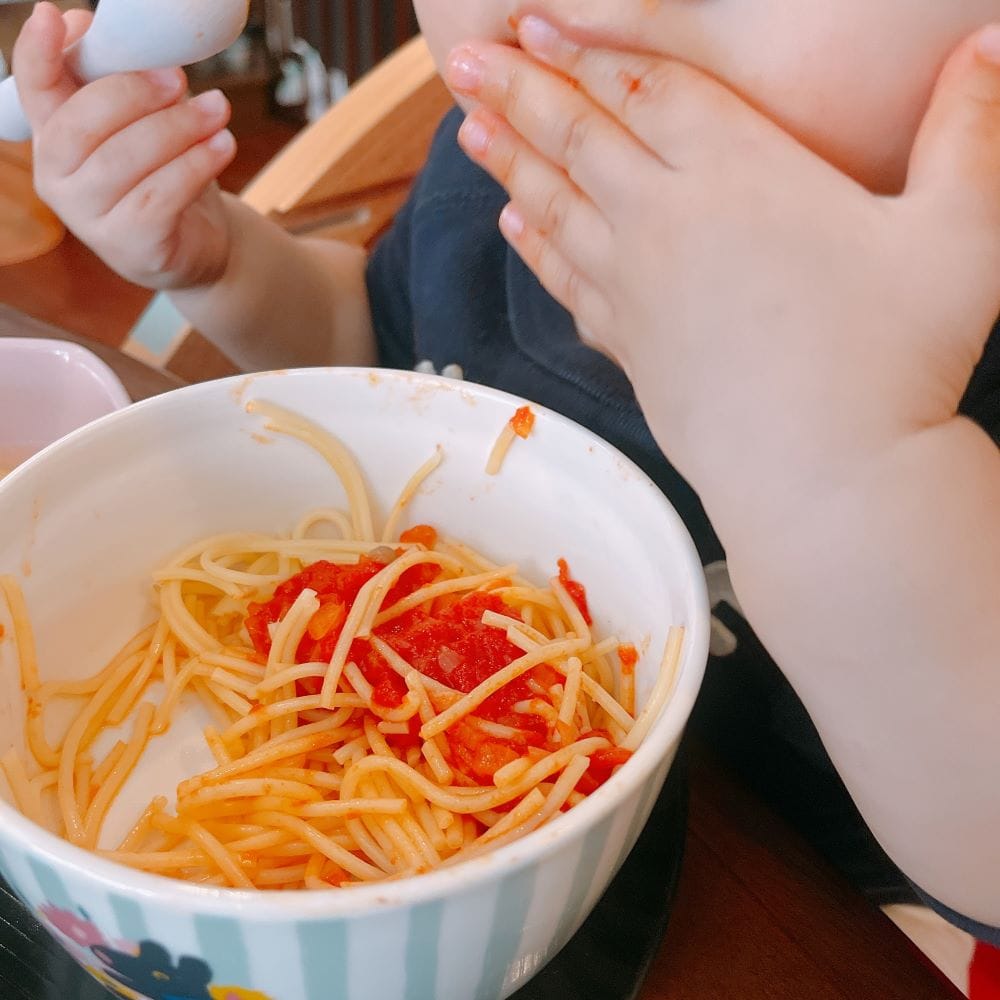 ランチ スパゲッティ 子ども