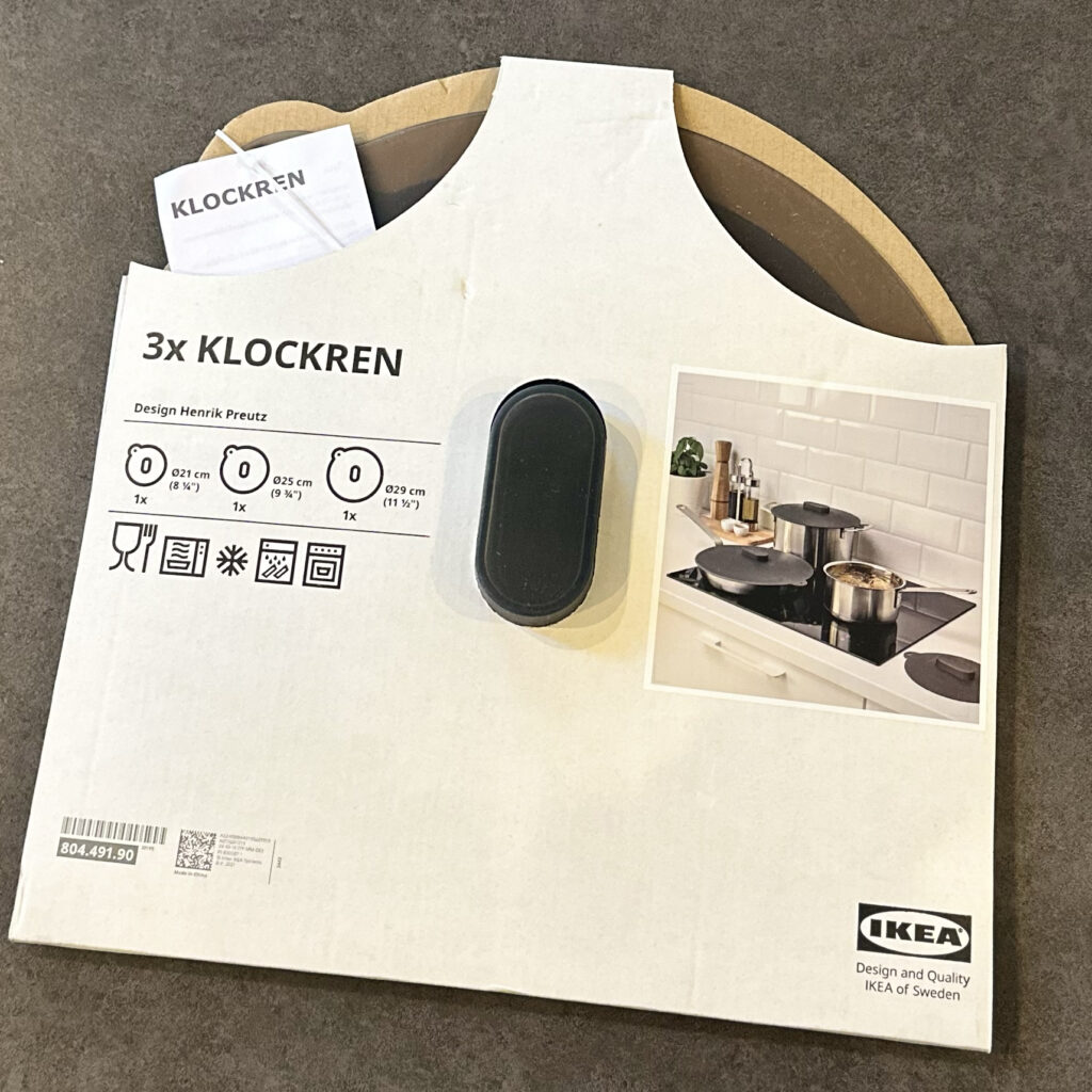 IKEAのシリコン蓋　KLOCKREN クロックレン ユニバーサルふた3点セット