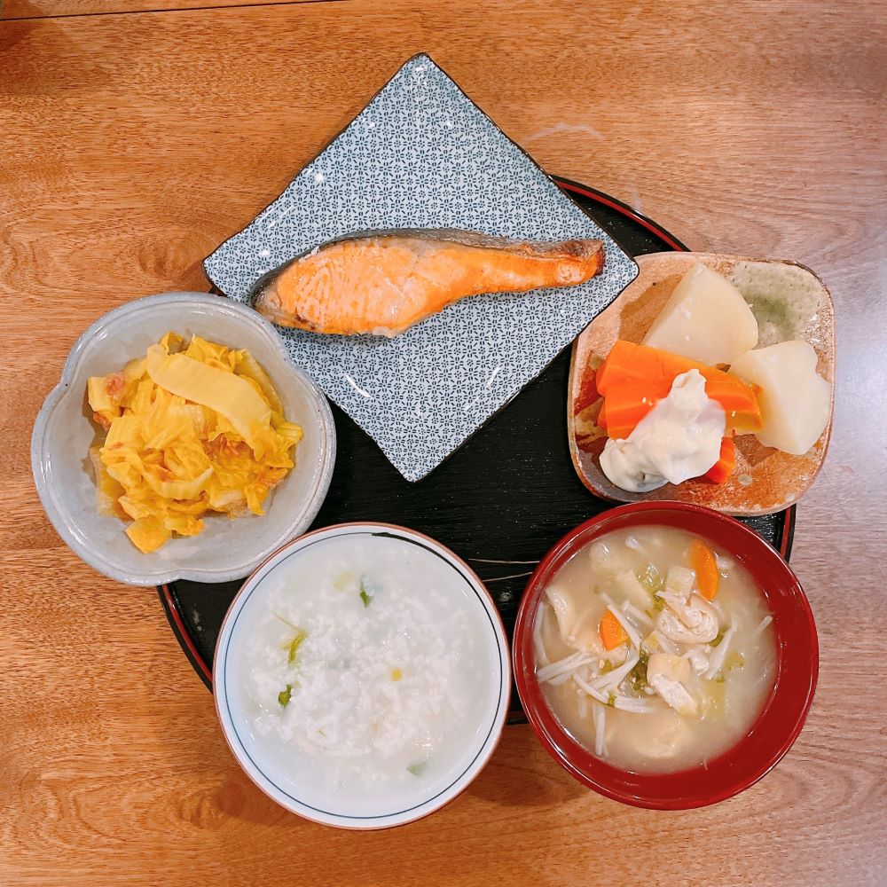 七草粥 定食 粥