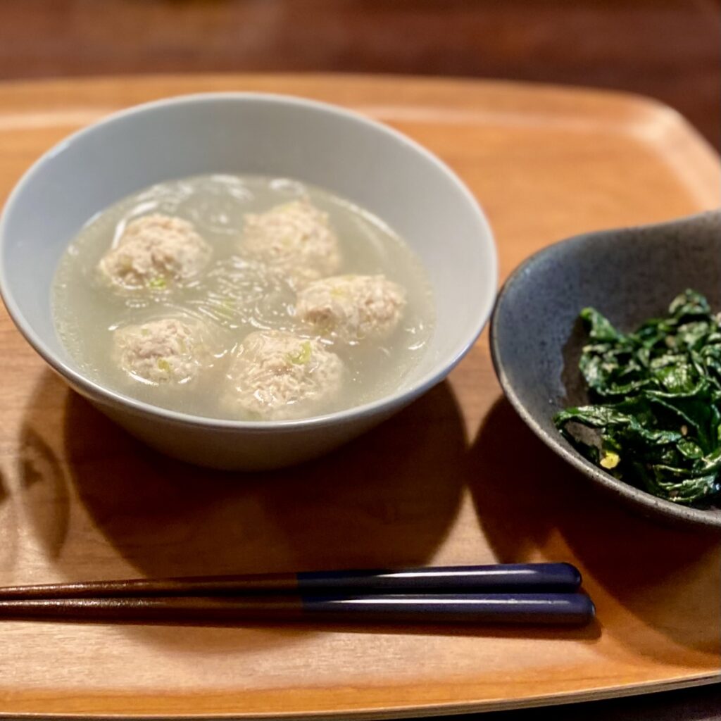 鶏だんごスープ　イッタラ　ボウル　ティーマ