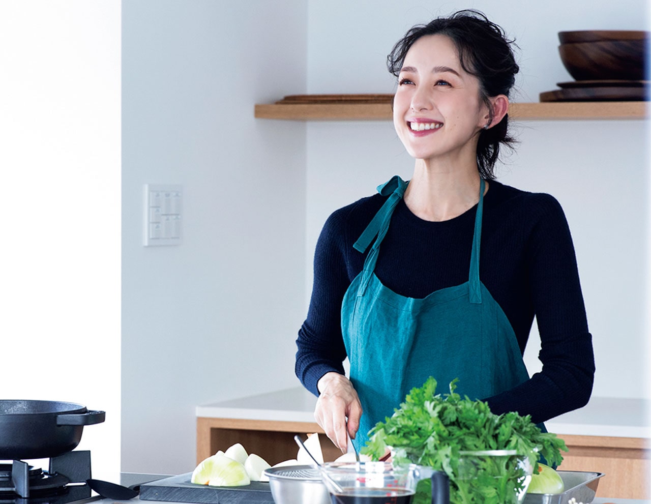 新人アナウンサー時代の“憧れ鍋”を、自分流にアレンジ