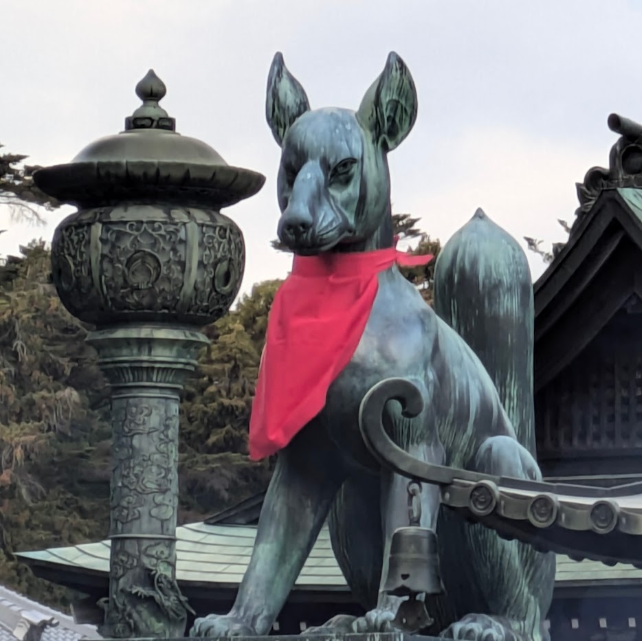 稲荷さん　豊川稲荷　初詣