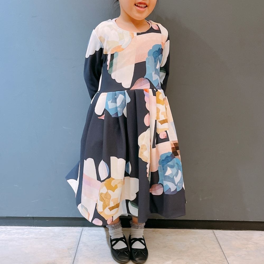 ソーイング　子どもドレス　手作り