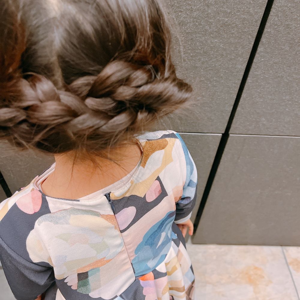 子ども　ヘアスタイル　プリンセス