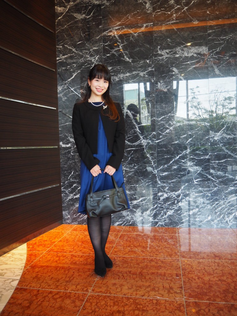 ビー アビリティのワンピースを使った卒園式コーデ