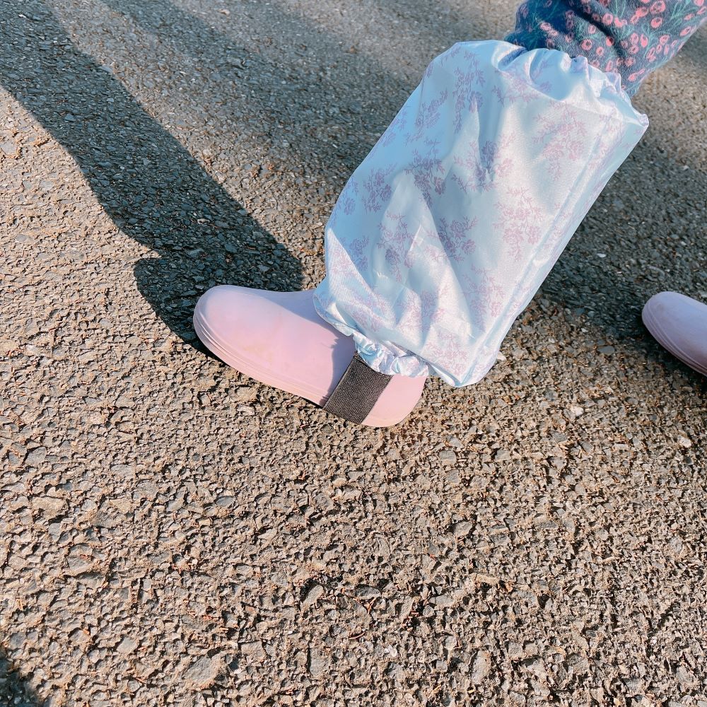 長靴カバー　ソーイング　ハンドメイド