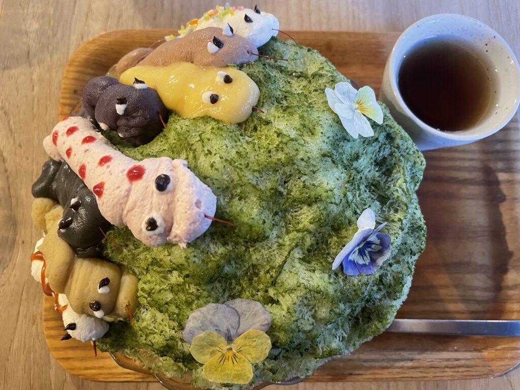 やまたのおろち　干支氷　干支かき氷　かき氷活動　2025年1月　巳年のかき氷　LEE100人隊　TB　はな　おでかけ部