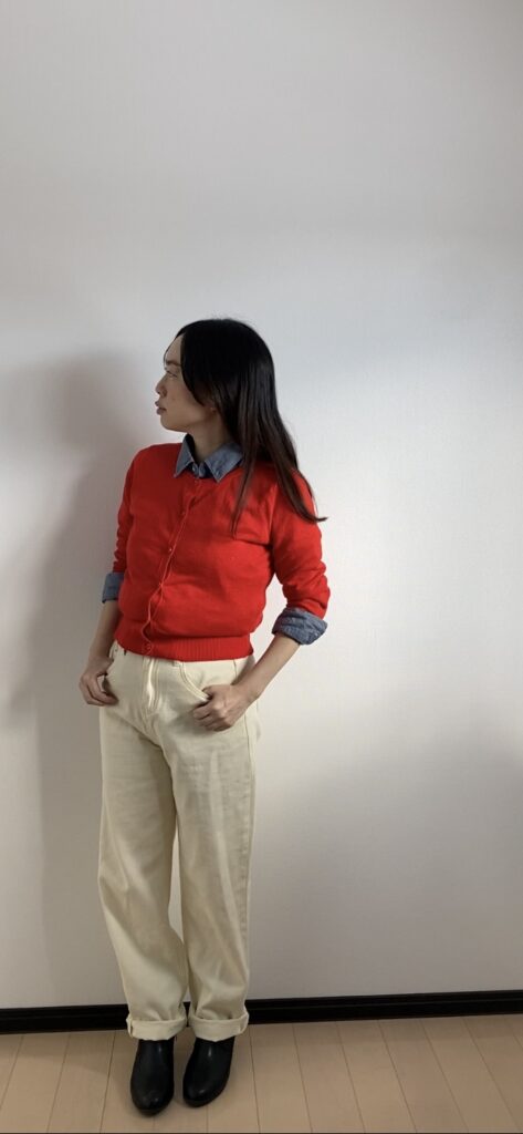 シャツ　カーディガン　