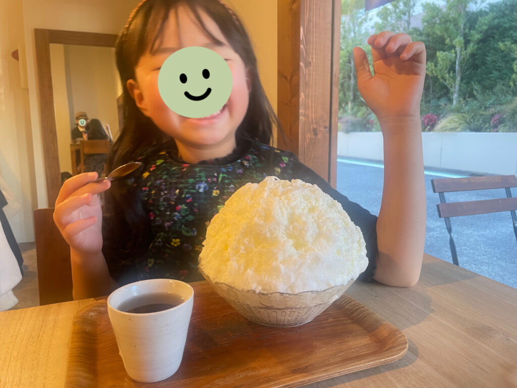 たっぷりミルクのかき氷　café　Knopf　カフェクノップゥ　LEE100人隊　TB　はな　おでかけ部　今日のお買い物　かき氷活動　2025年1月