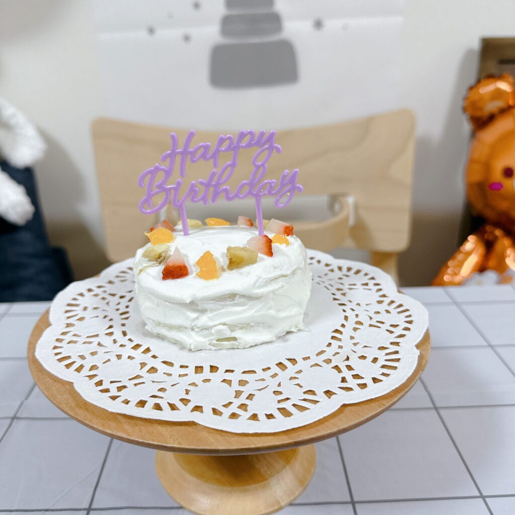 スマッシュケーキ　誕生日　ファーストバースデー