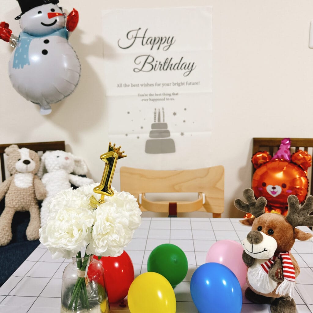 スマッシュケーキ　誕生日　ファーストバースデー