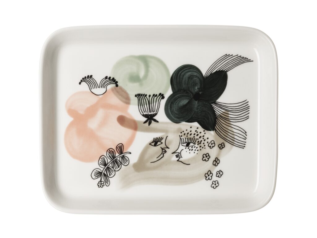 クッカマー プレート 15x19cm グリーン