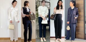 入園式＆入学式は「黒以外」のバッグも人気！30代・40代ママの「ハレの日コーデ」を拝見【白、ベージュ、グレーetc.】